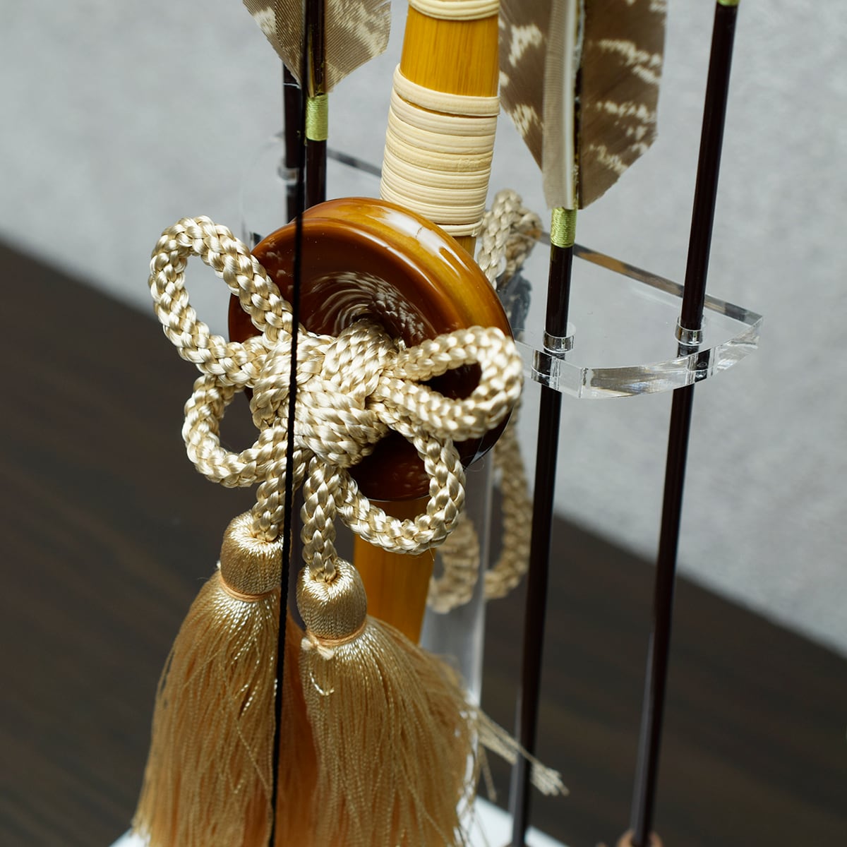 御破魔弓飾 白鷹 祥秀作 御破魔弓飾 白鷹 祥秀作