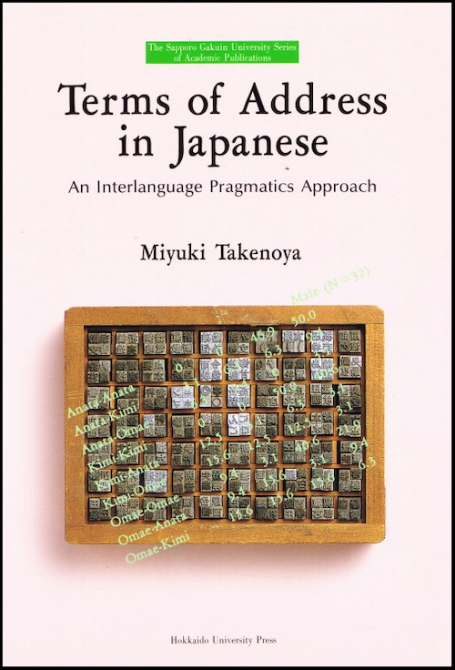 Terms of Address in JapaneseーAn Interlanguage Pragmatics Approach（札幌学院大学選書）