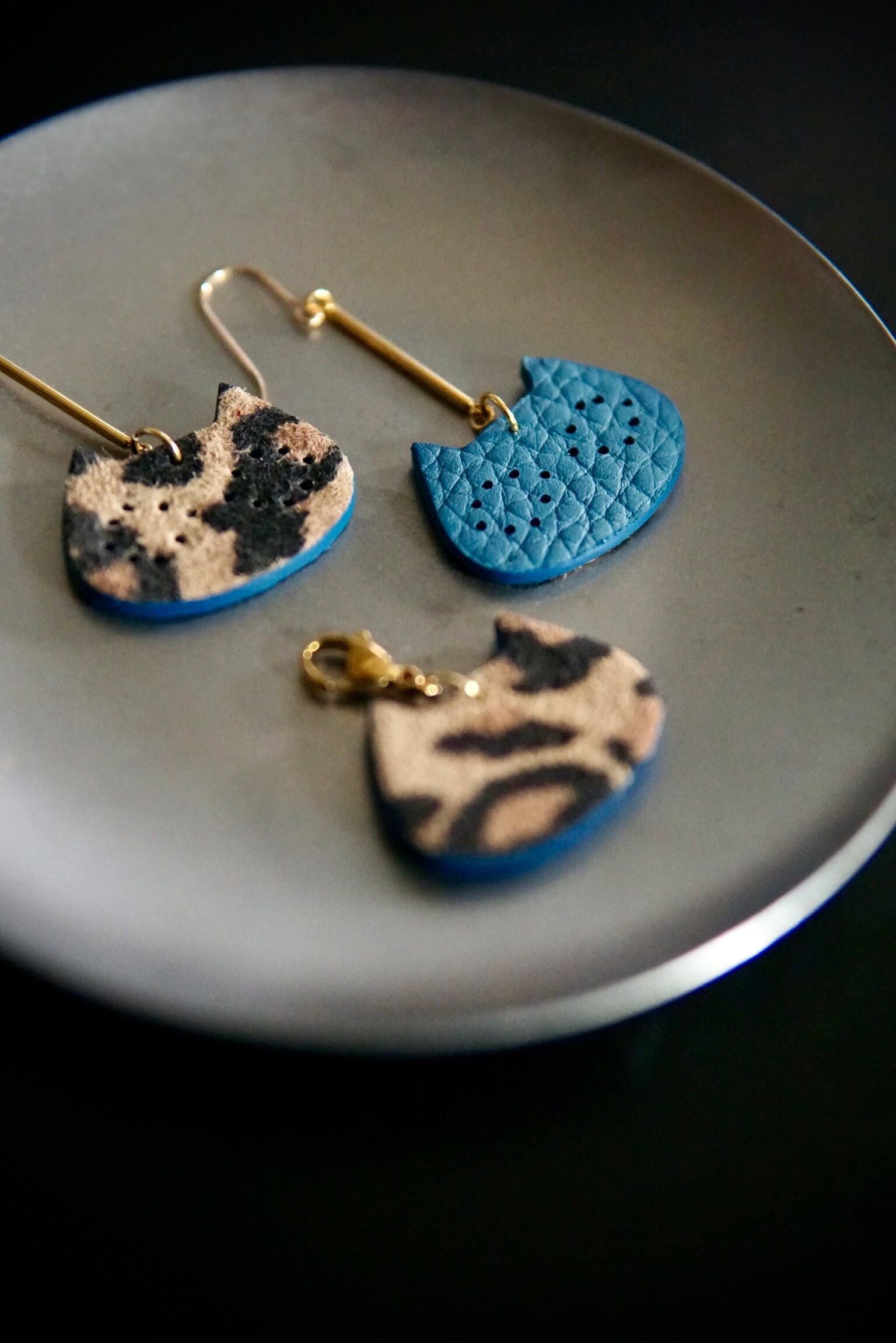 ミトオシのよいネコ（14kgfレギュラー LEOPARD：BLUE）