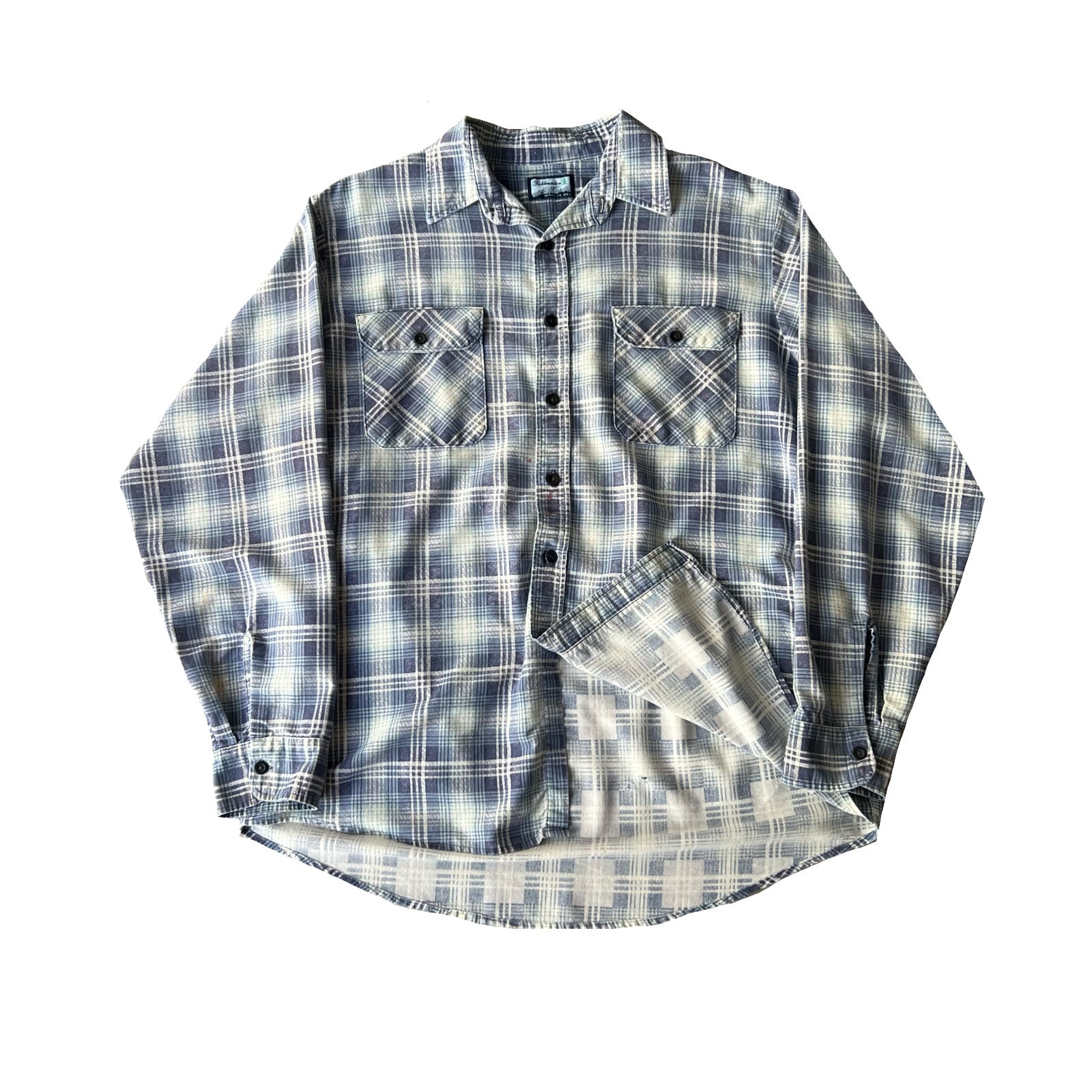 70〜80s Fieldmaster プリントネル USA製 L 80s Fieldmaster by Sears cotton print flannel check shirt XL | MASEA