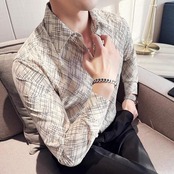 floral print slim fit shirt 00157