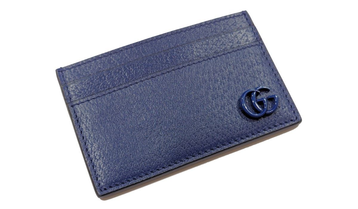 GUCCI グッチ GGマーモント ダブルG カードケース パスケース レザー
