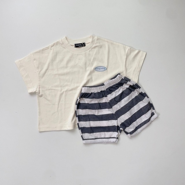 «即納»border short pants