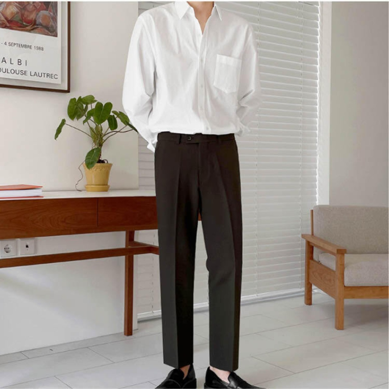 シンプルカジュアルシャツ　MT0080115