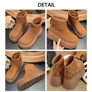 ショートブーツ 厚底 レディース 秋冬 韓国 おしゃれ 大人 かわいい きれいめ シンプル 通勤 通学 歩きやすい 履きやすい 疲れにくい 美脚 脚長 大人可愛い 大人女子