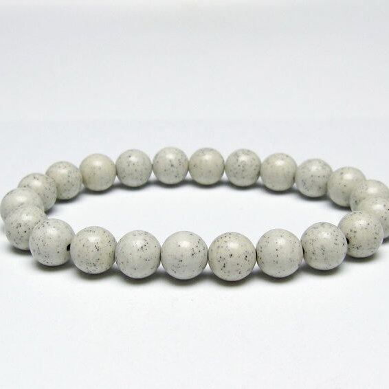 北投石 ブレスレット 9mm 一点物 メール便可 111-50299