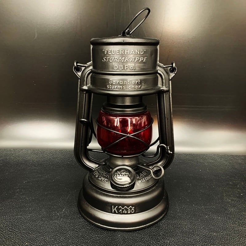 FEUERHAND 176 stk DBP a. 1950's auer red glass