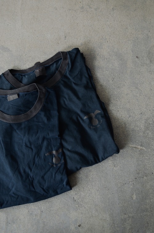 VENTITANK PROJECT French Air Force 1990's Custom "Dyed Sumi Kuro" Single Stitch Training SS Tee フランス空軍 90s シングルステッチT リメイドカスタム 墨黒染
