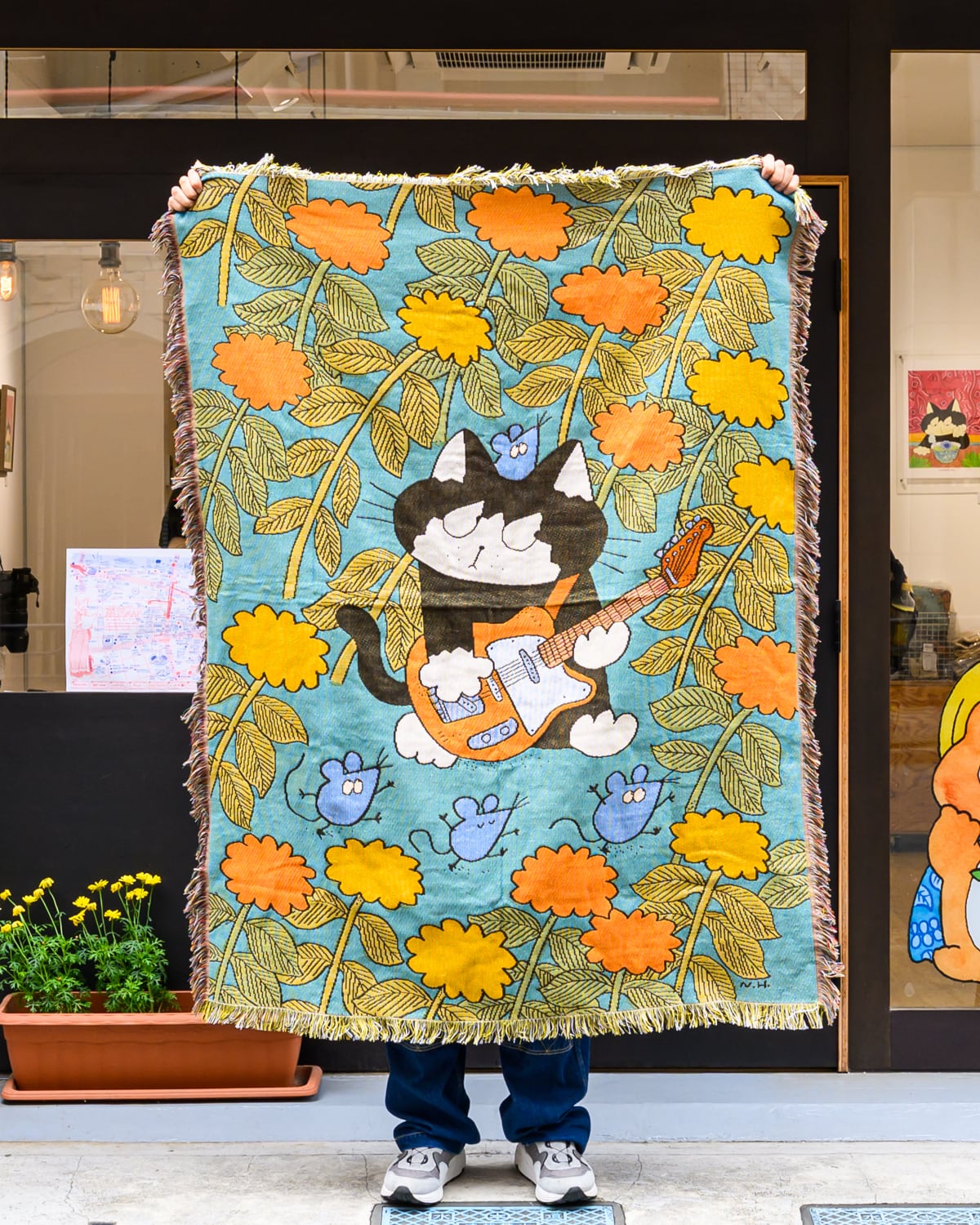 ヒダカナオト ジャガードブランケット | TOKYO PiXEL. shop & gallery