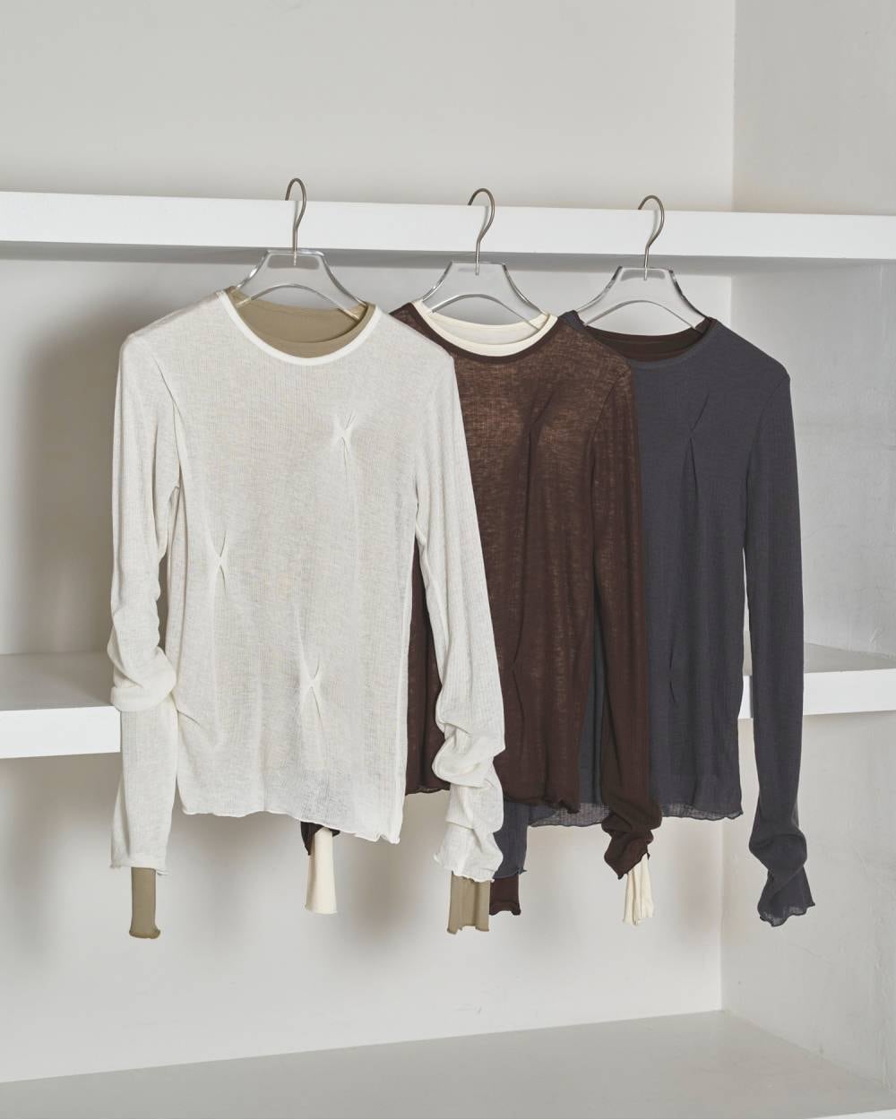 TODAYFUL Tuck Layered Long T-shirts | Loveliest