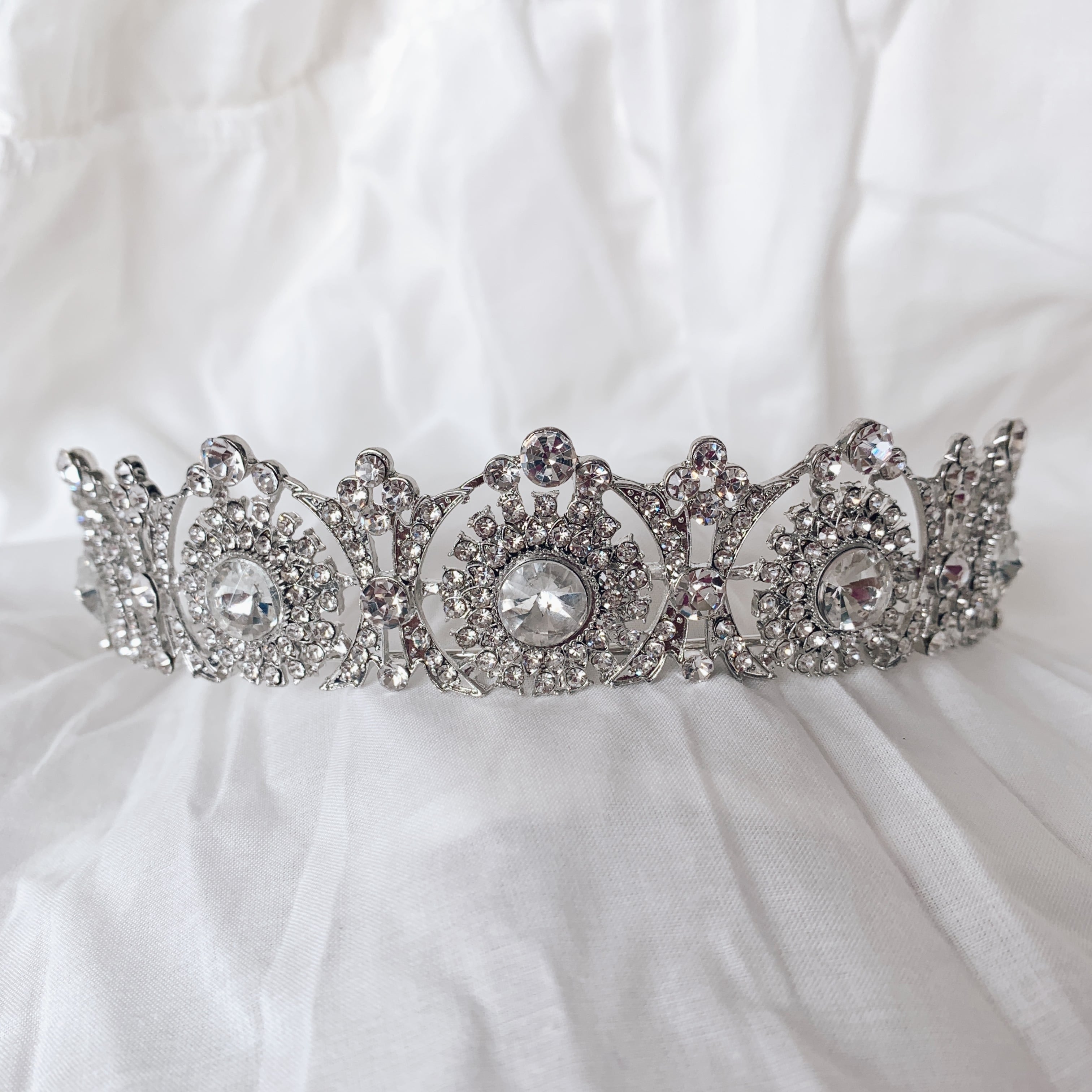 H-144 Natural クラウン Tiara | ウェディング・ブライダル