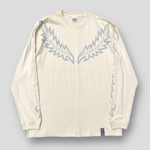 blackmeans L/S TEE+BANDANA 2p SET (CREAM)