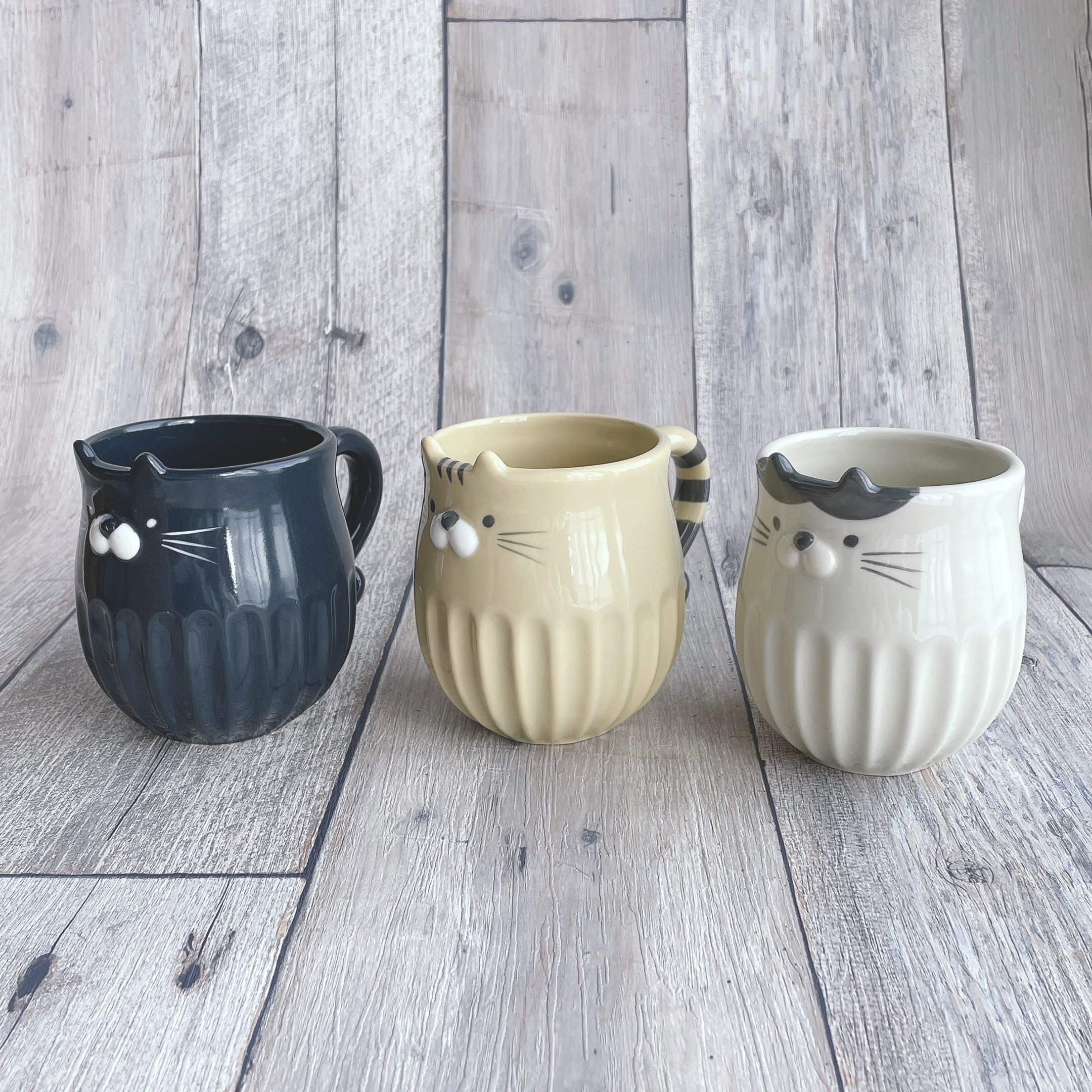 マグカップ｜しのぎのねこマグ  猫雑貨 猫モチーフ 猫柄 猫グッズ おうち時間 プレゼント プチギフト 贈り物