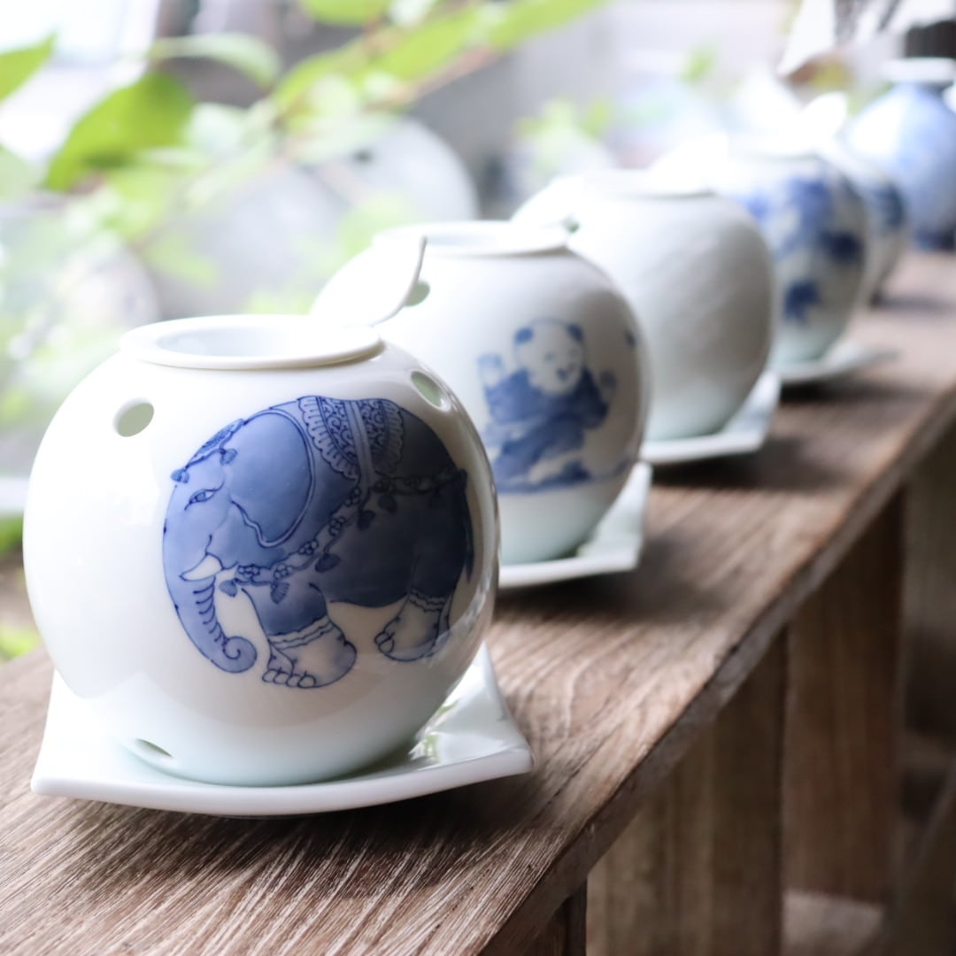 茶香炉 象 | 平戸松山窯