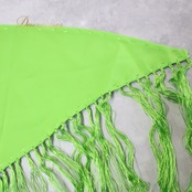 フラメンコ 衣装 シージョ ピキージョ 小物 グリーン系 黄緑 無地 シンプル アクセサリー トライアングル フレコ ダンス 三角形 イベント フラメンコ コスチューム 発表会 明るい 色合い おしゃれ 舞台衣装 ダンス小物 アクセサリー