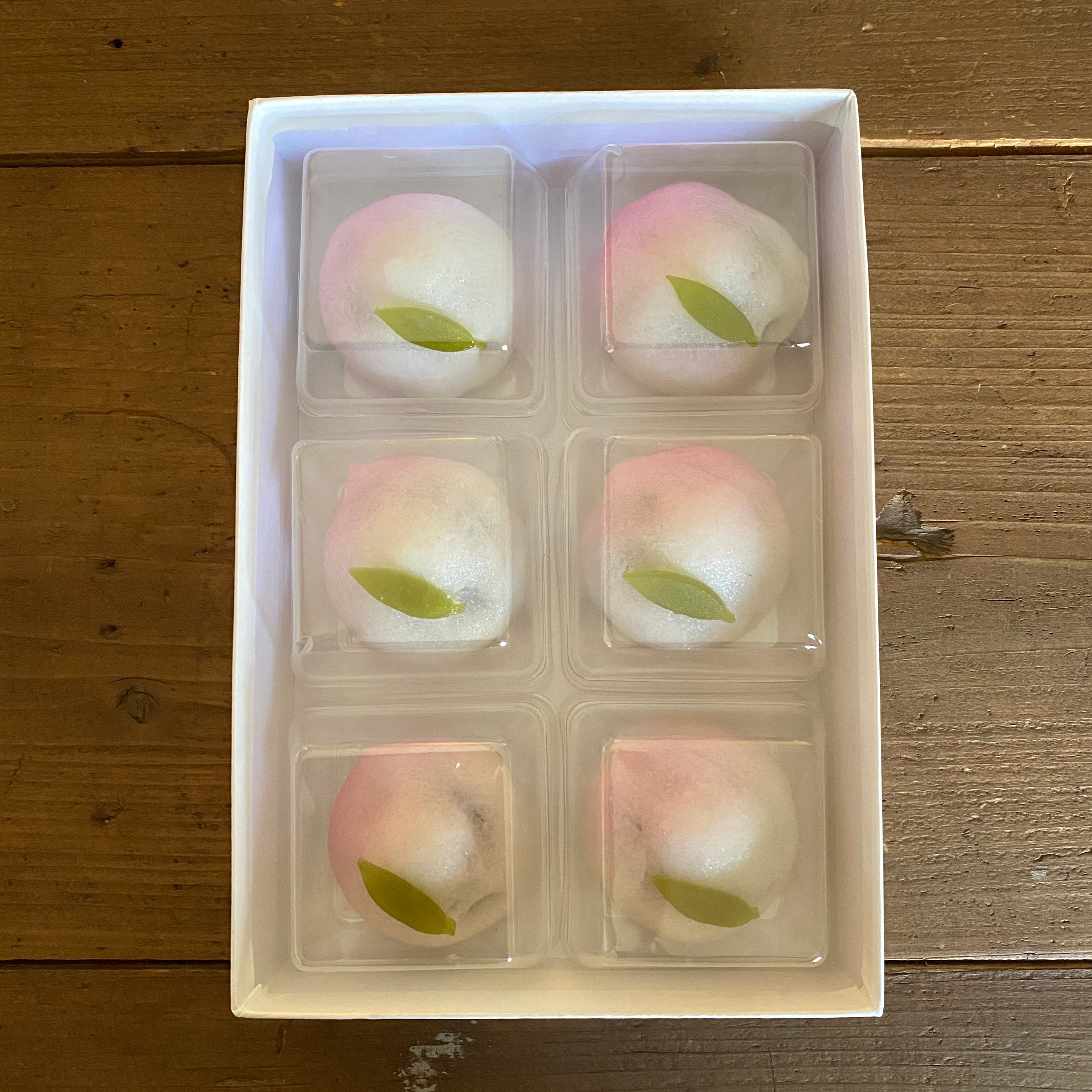 上用まんじゅう 桃・6個入 （冷凍） | 中津菓子 かねい