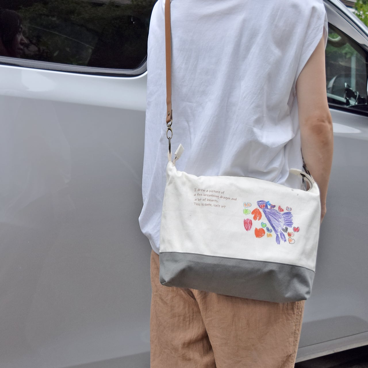 ハンドメイドショルダーバッグ☆はなはなはちページです♪ leather shoulder hexa black】レザー/ショルダーバッグ/ハンドバッグ