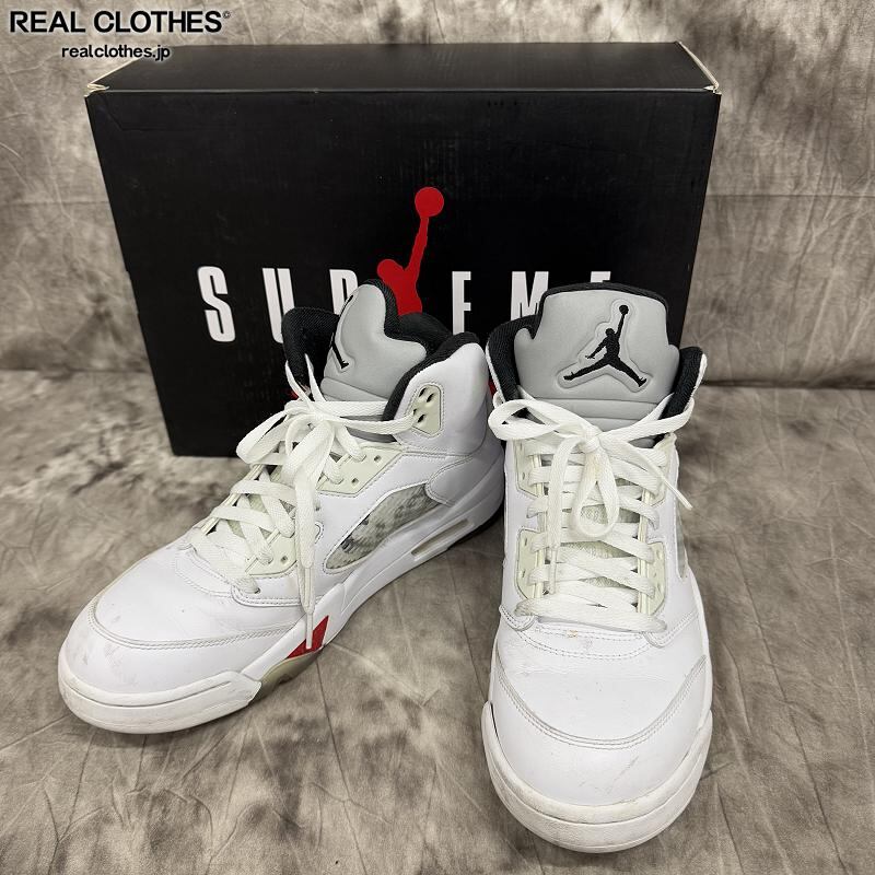 Supreme×NIKE/シュプリーム×ナイキ AIR JORDAN 5 RETRO/エアジョーダン 