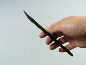 接木刀 細身 左 185mm No.74B 兼進 Bonsai Grafting Knife Kaneshin