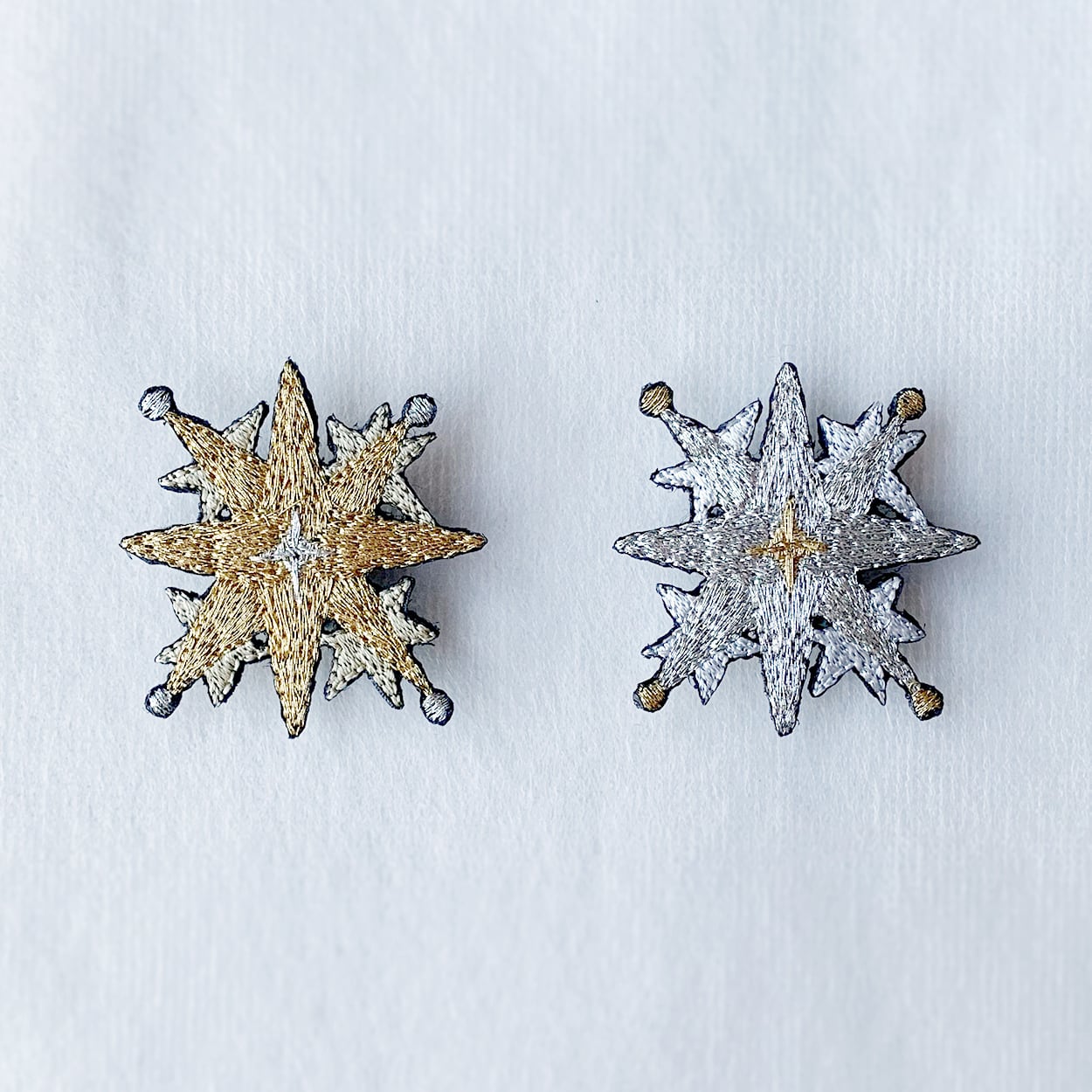 刺繍ブローチ ga.la (br-192）2色