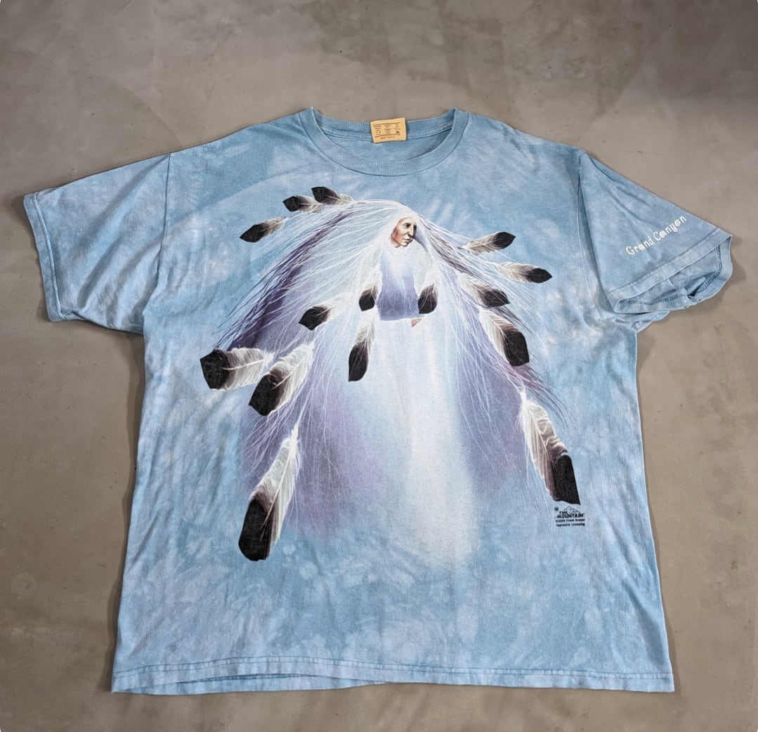 00s the mountain Frank Howell tie dye tee 小岩店