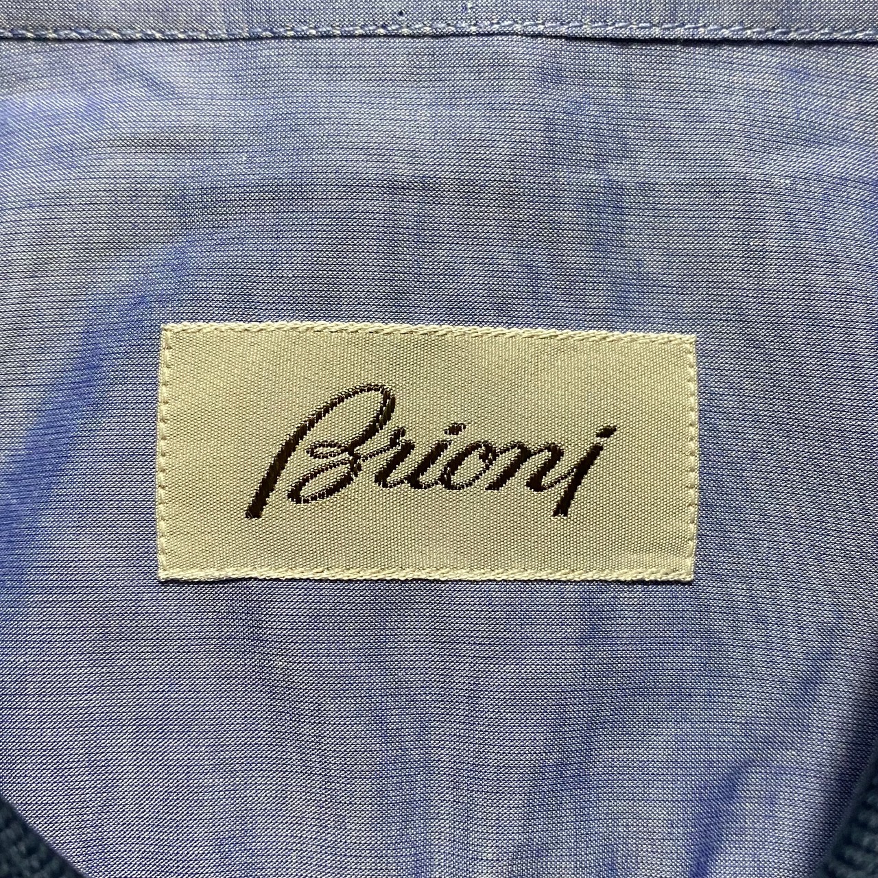 BRIONI rib switching S/S shirt