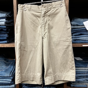 1960'S US ARMY CHINO CUT OFF SHORTS