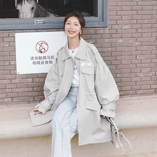 トレンチコート レディース カジュアルコート スプリングコート 秋コート 冬 ライトアウター 大きいサイズ ゆったり ライトコート ミリタリーコート トレンチコート レディース カジュアルコート