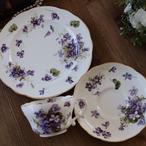 B_Hammersley Victorian Violets|ハマースレイ ヴィクトリアンバイオレット 優雅なすみれ柄 トリオ カップ&ソーサー thumbnail 7