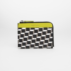 PIERRE HARDY　WALLET　BLACK WHITE LIME