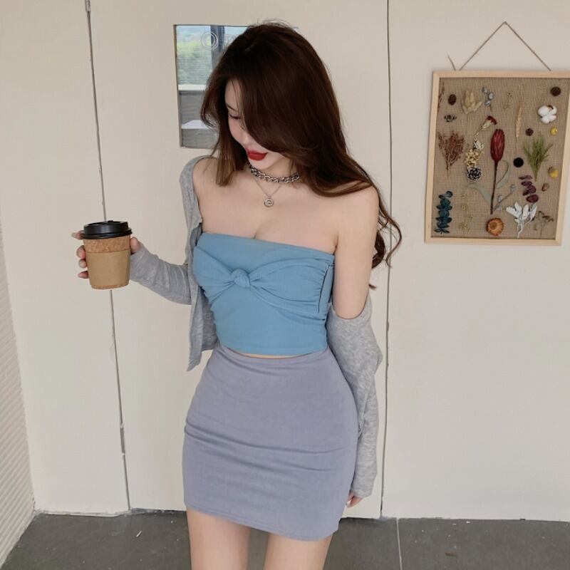 スタイルニットレディースサマートップス スカート 夏物 ハンチェンe91587328704