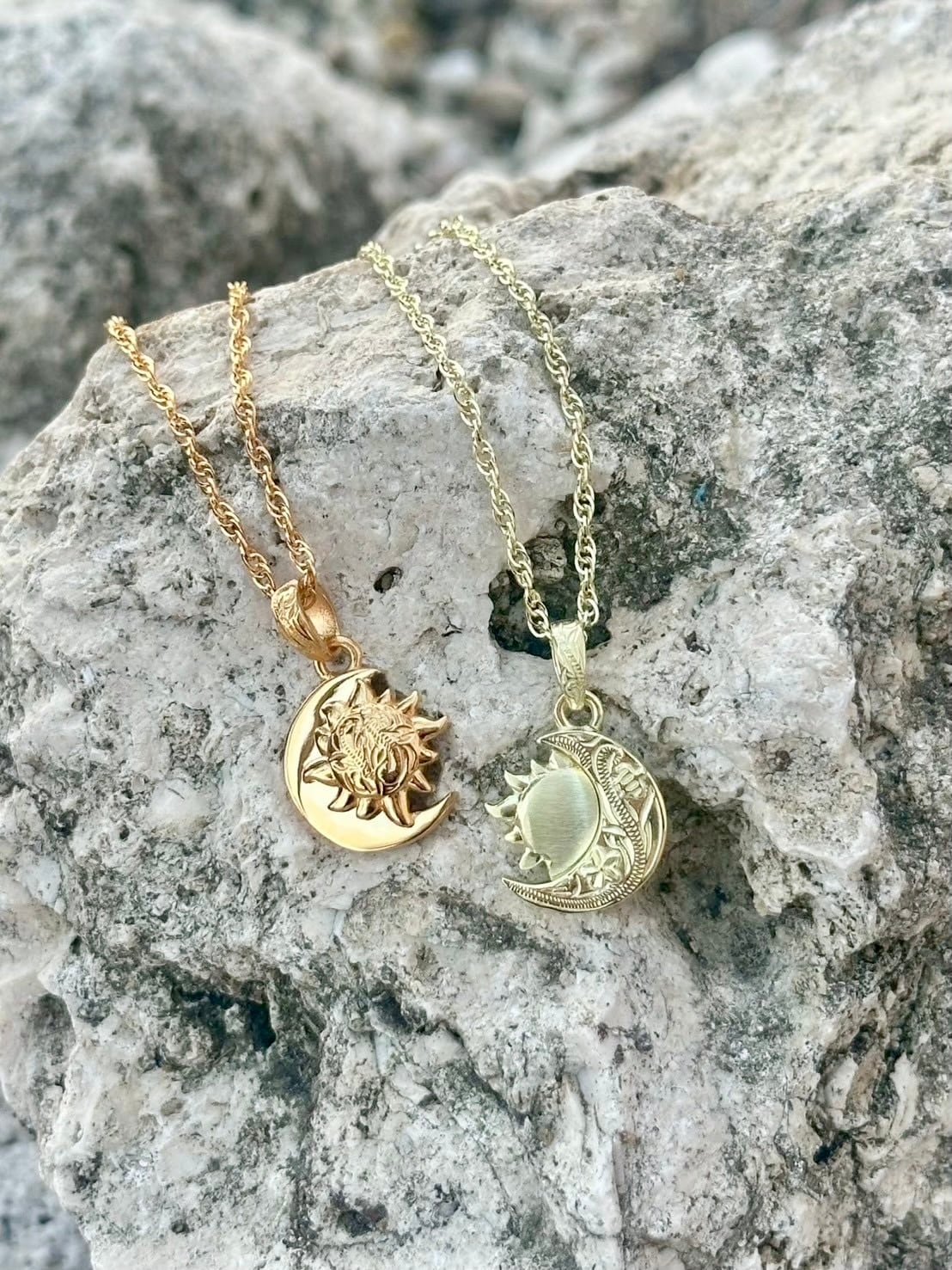 LIFE is 8th anniversary 【moon＆sun】グリーンゴールド・ゴールド・ピンクゴールド ￥12,000(￥13.200)