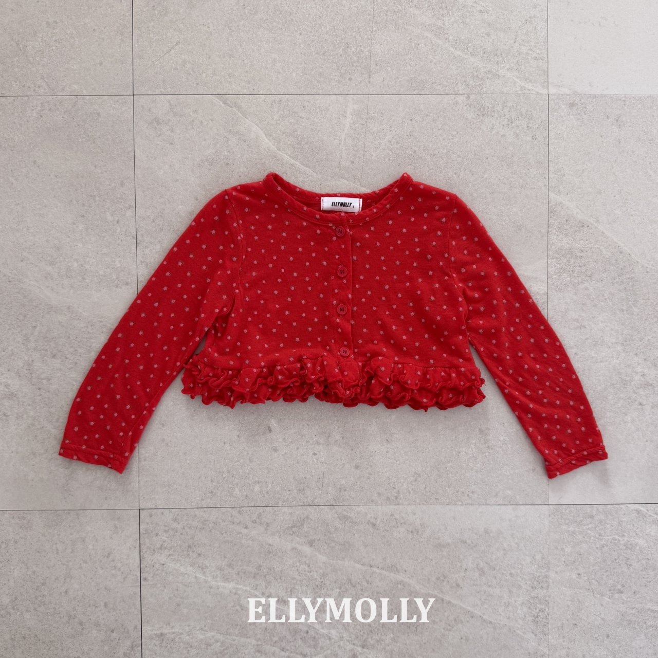 [ELLYMOLLY] Daysfrill Cardigan +fee2 / [엘리몰리] 데이즈프릴가디건