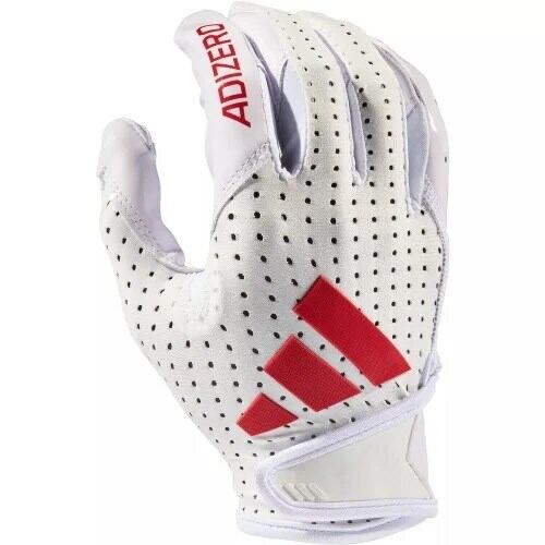 ADIZERO 14 ELECTRIC ホワイト・レッド アメフト グローブ