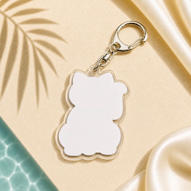 【POPO】LUCKY CAT アクリルキーホルダー ノーマルタイプ
