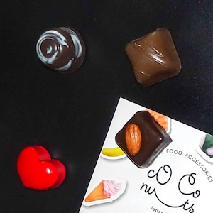 食べちゃいそうな チョコレート マグネット 4個セット 食品サンプル【送料無料】