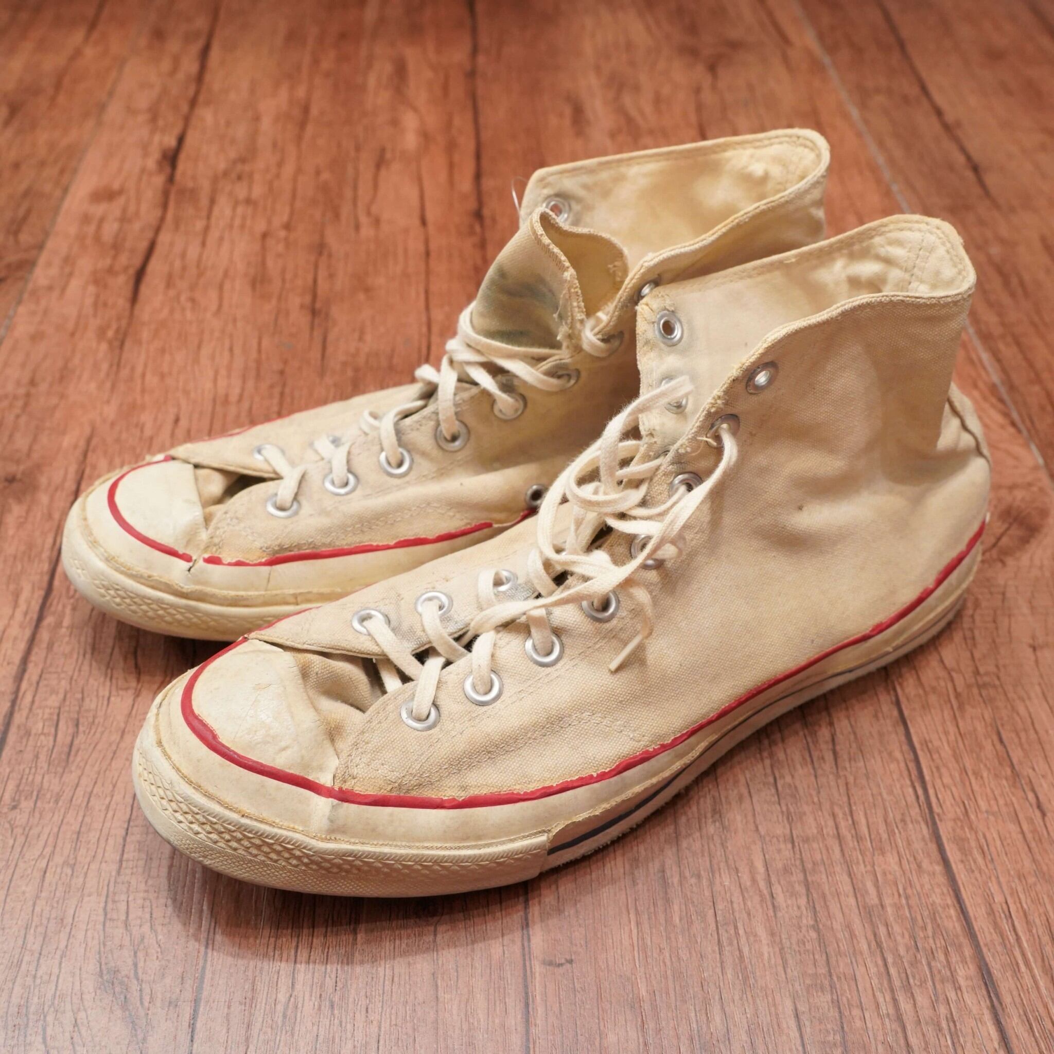 60s converse チャックテイラー オリジナル　us10.5 29cm ヴィンテージ　コンバース　オールスター　usa製 三ツ星 |  古着屋youth vintage