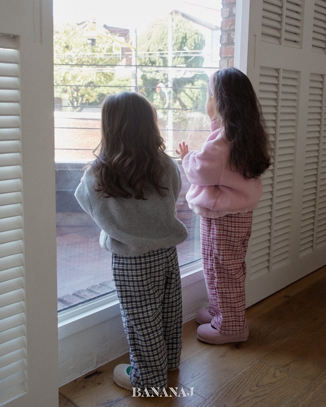 予約 Cozy check pants  [BANANA J]