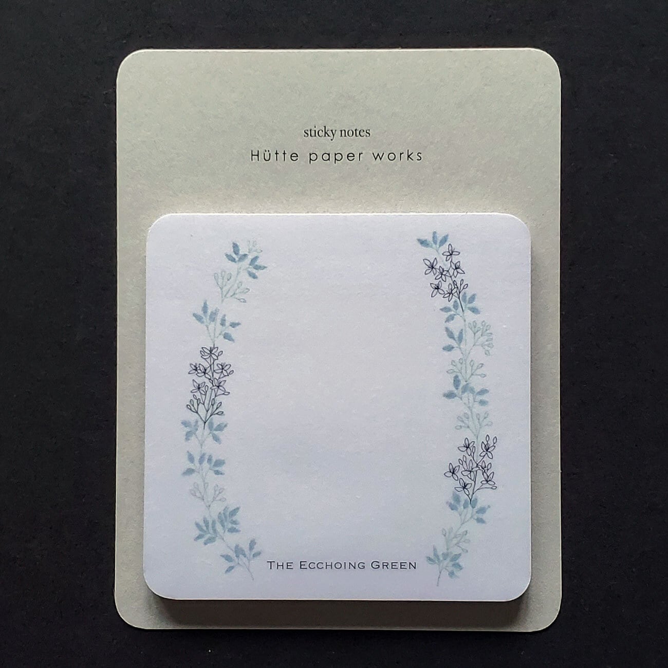 Hutte paper works 活版印刷のラベルブックメモ 植物標本ラベル HLB