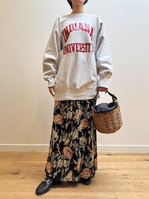 CU2-8 USED Campion SWEAT "INDIANA" -GRAY-