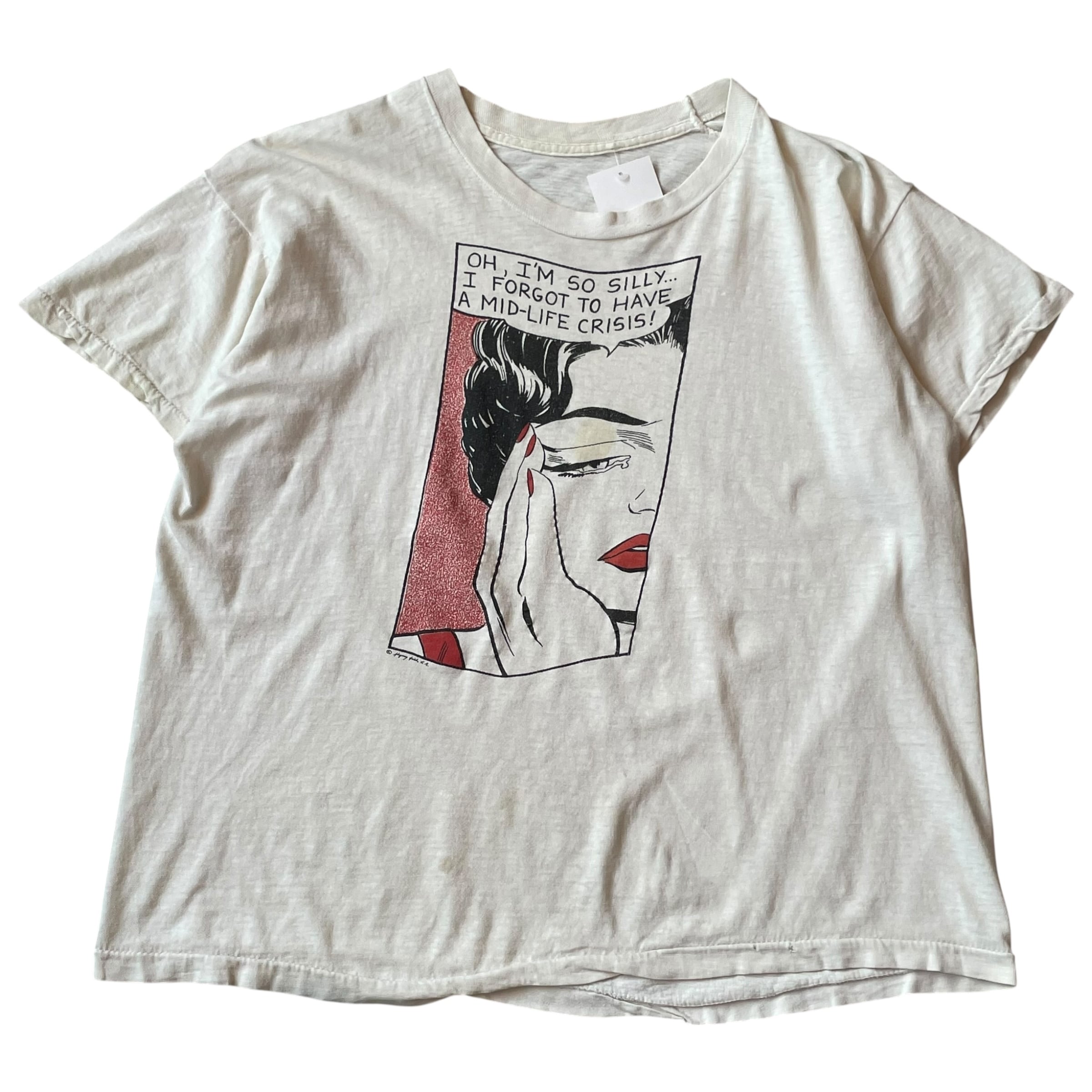 80s Roy Lichtenstein "I'm so silly..." T-shirt