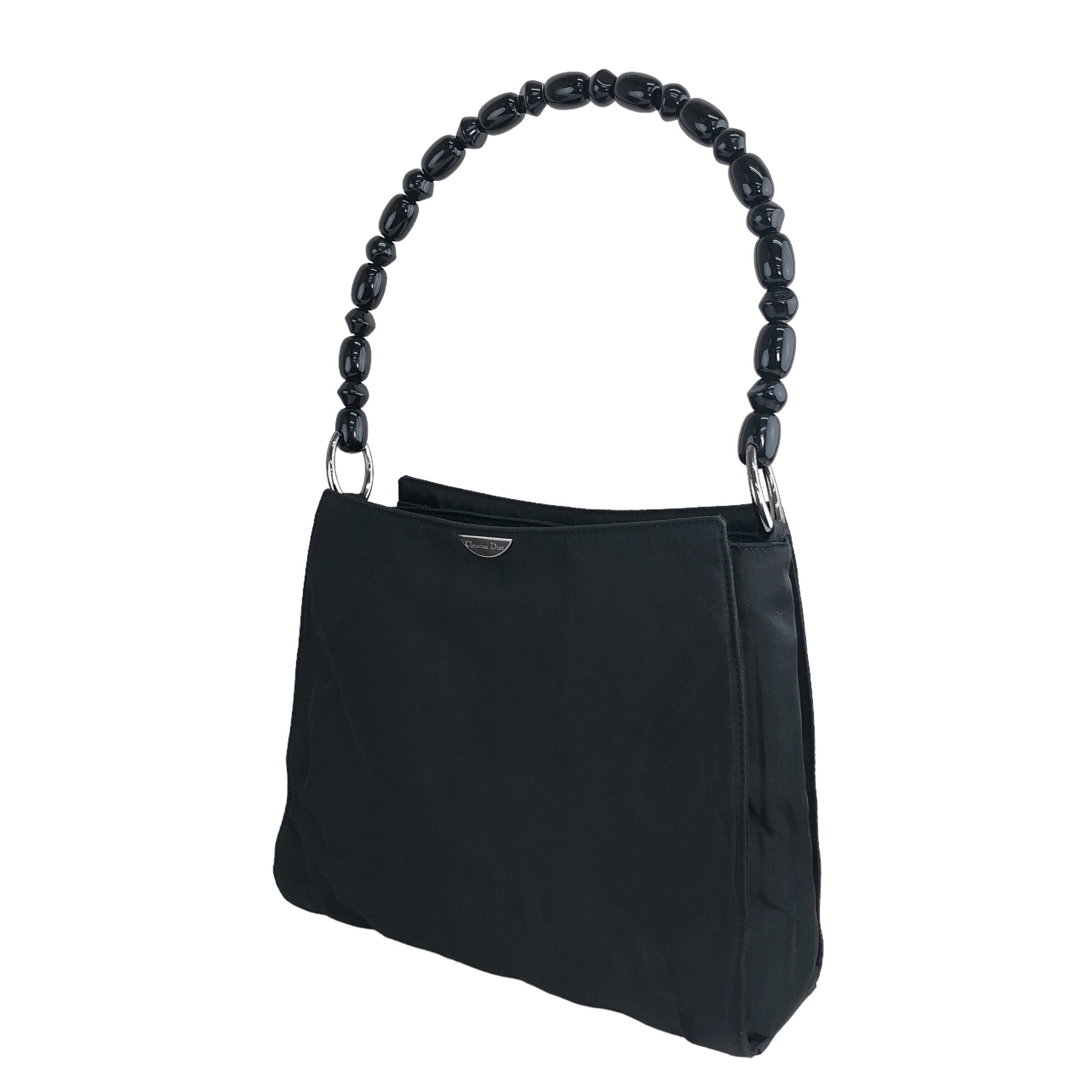 Christian Dior クリスチャン ディオール ハンドバッグ ブラック ロゴ