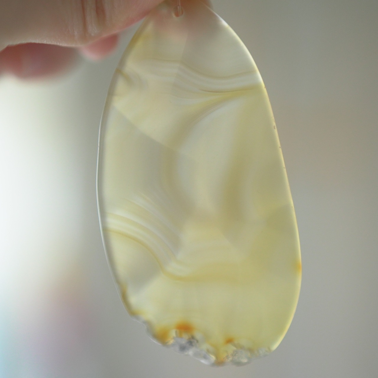 Vanilla Ice cream 02 - アゲートヒーリングチャイム / Agate Sun Catcher Wind Chime 628