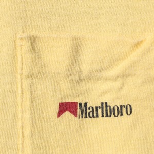 美品 XL 90s USA Lizard Marlboro Tシャツ 袖裾シングルステッチ トカゲ マルボロ 企業T