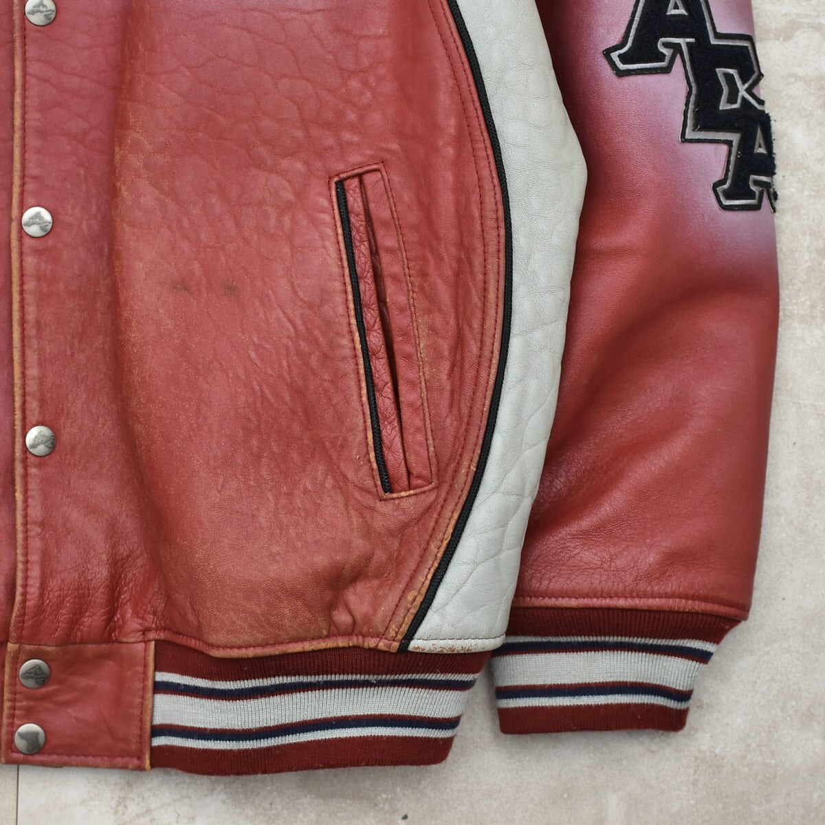 AVIREX VARSITY all leather stadium jkt | 古着屋 grin days AVIREX VARSITY all leather stadium jkt | 古着屋 grin days