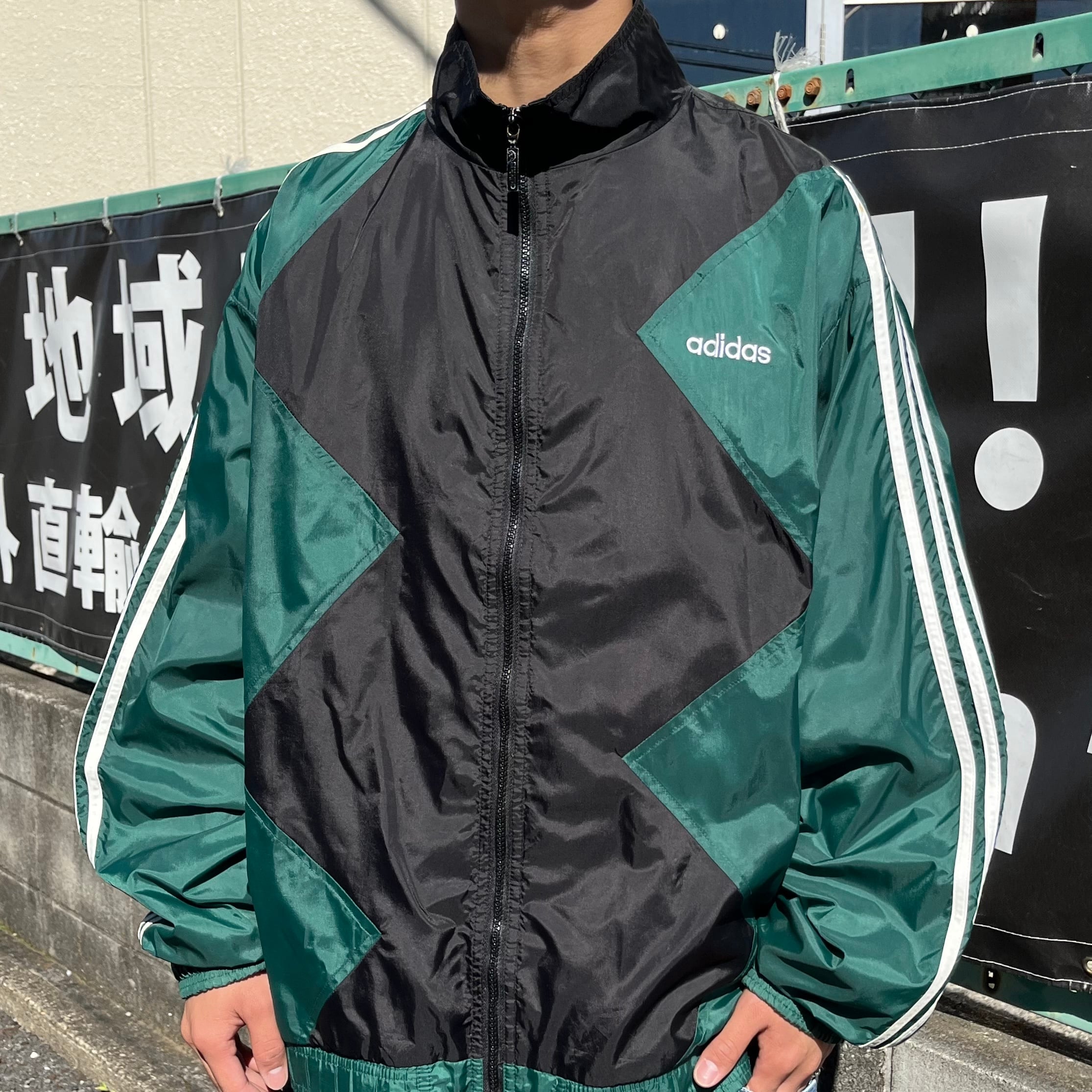 adidas(アディダス)中綿ナイロンジャケット SIZE XL - アウター