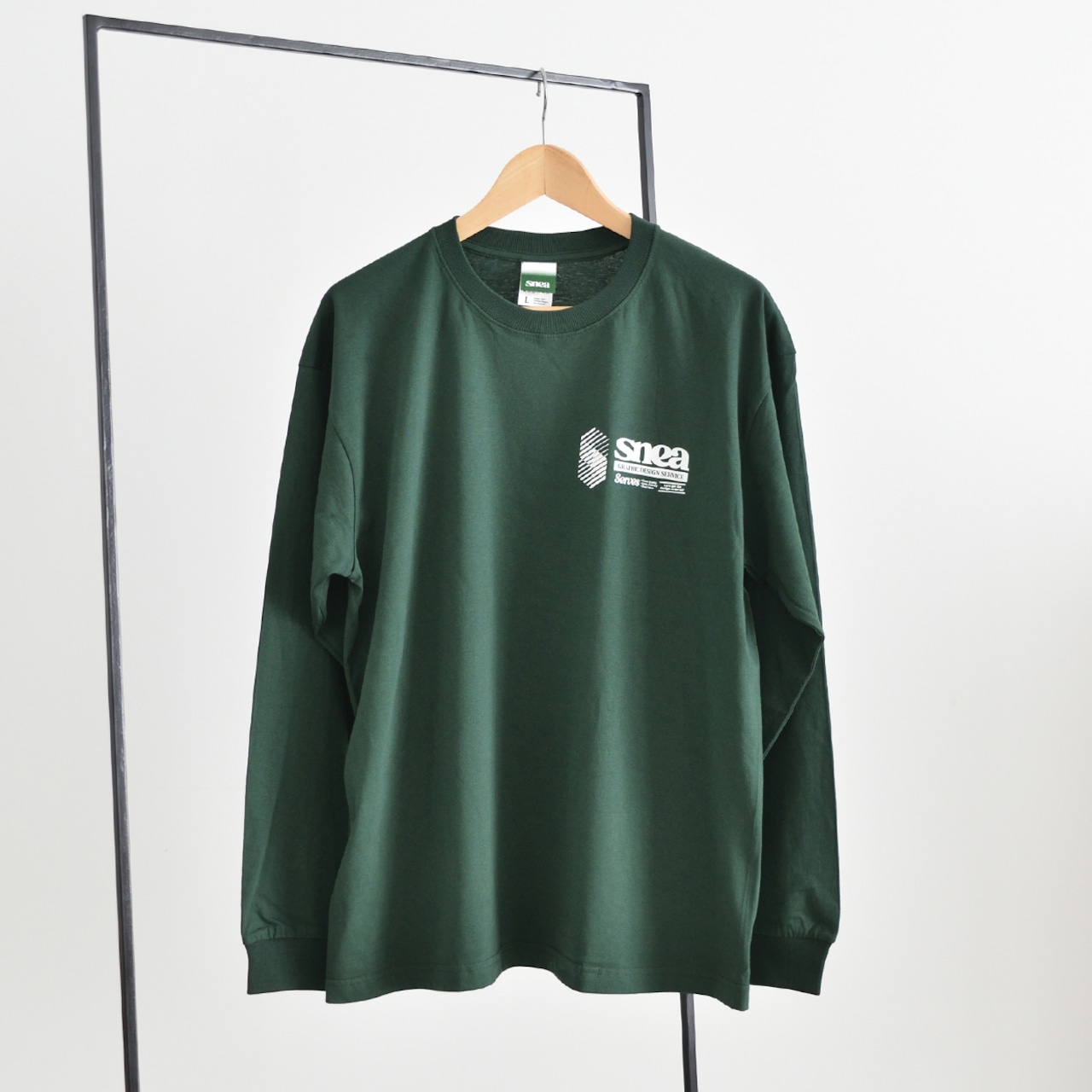 Inner Crew / Long Sleeve T-Shirt(Dark Green)