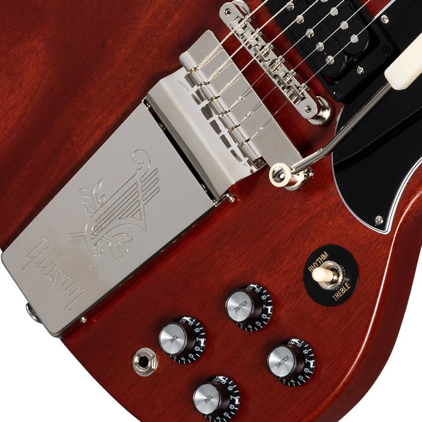 Gibson SG Standard '61 Faded Maestro Vibrola (Vintage Cherry Gibson SG Standard '61 Faded Maestro Vibrola (Vintage Cherry