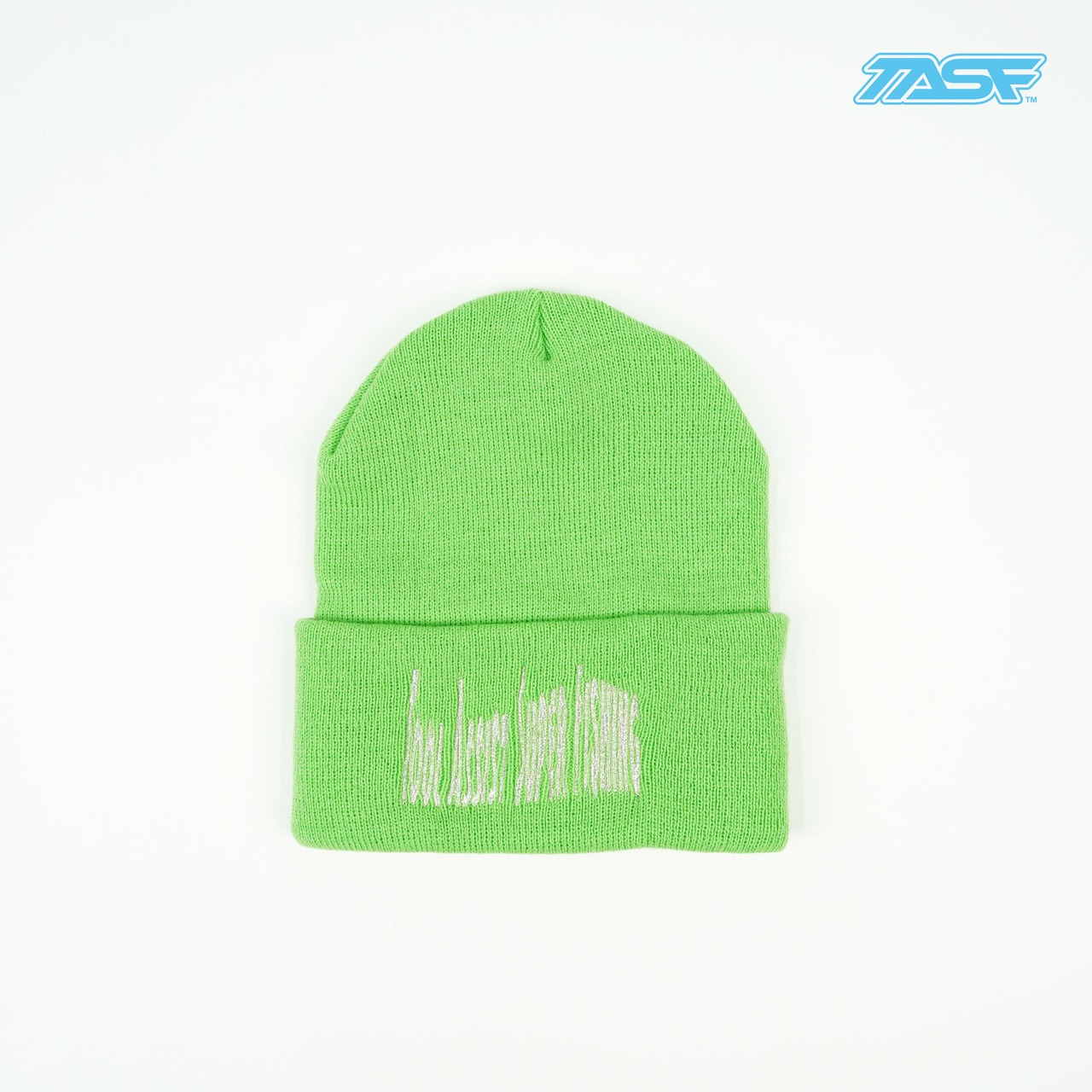 50%OFF!!　TASF  /  Weed Logo ワッチキャップ  /  Lime