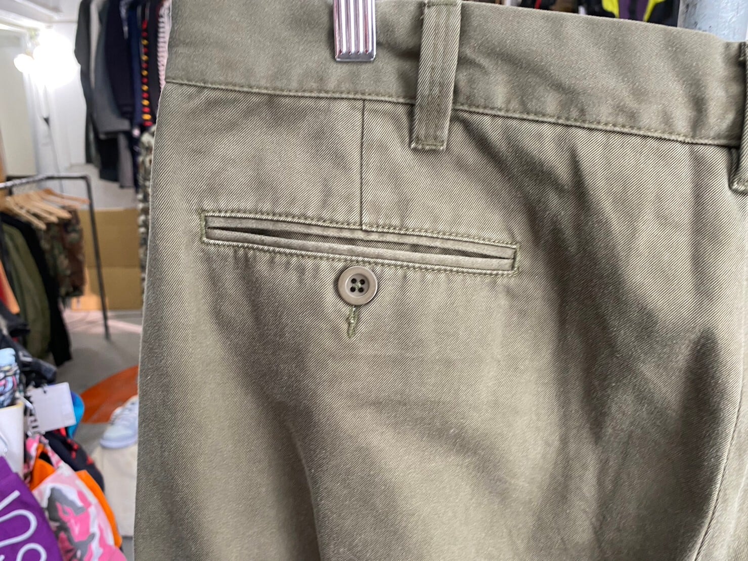 Supreme PIN UP CHINO PANT OLIVE 36 54836 | BRAND BUYERS OSAKA